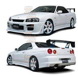 Impul 534S Rear Bumper Spoiler - Skyline ER34 2-Door